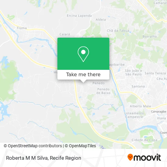 Roberta M M Silva map