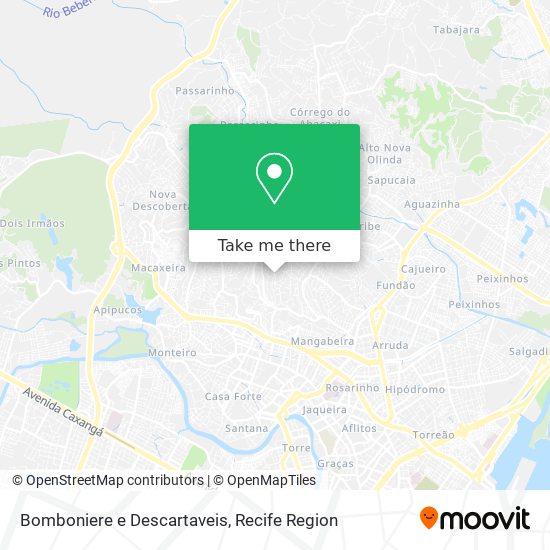 Bomboniere e Descartaveis map