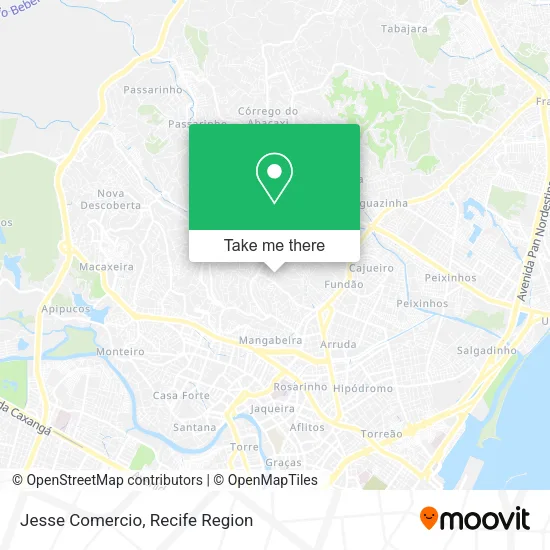 Jesse Comercio map