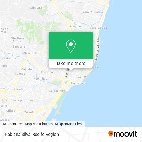 Fabiana Silva map