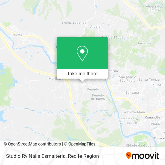 Studio Rv Nails Esmalteria map