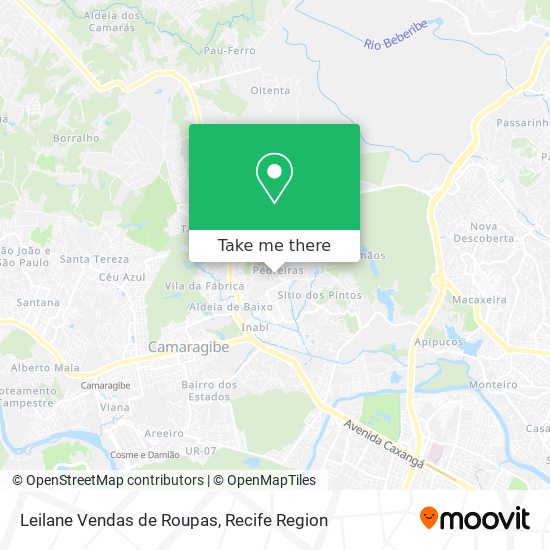 Leilane Vendas de Roupas map