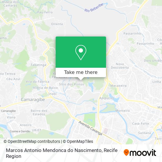 Marcos Antonio Mendonca do Nascimento map
