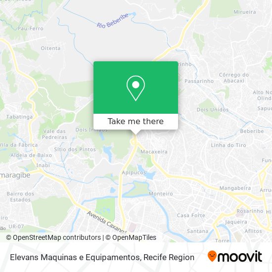Elevans Maquinas e Equipamentos map