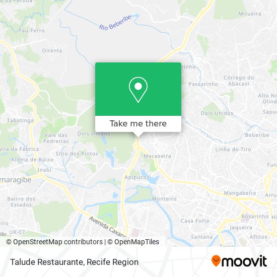Talude Restaurante map