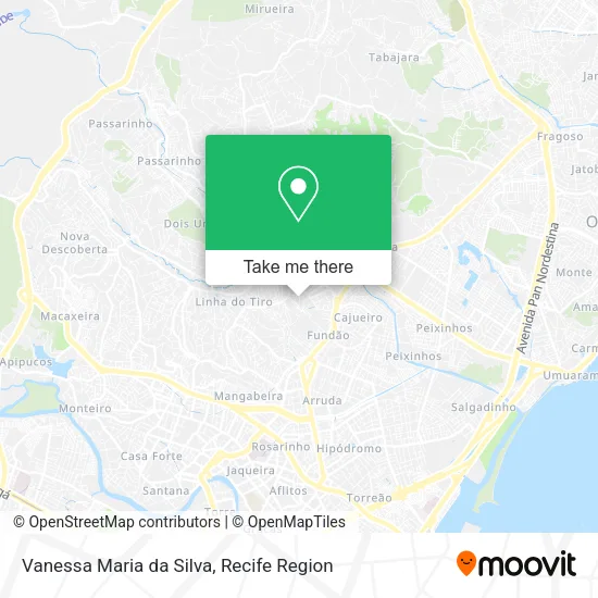 Vanessa Maria da Silva map