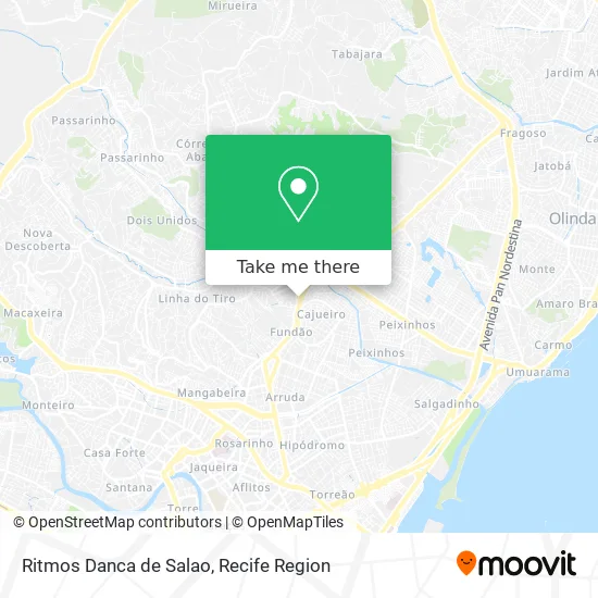 Ritmos Danca de Salao map