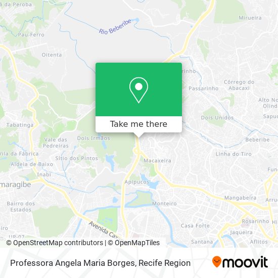 Professora Angela Maria Borges map
