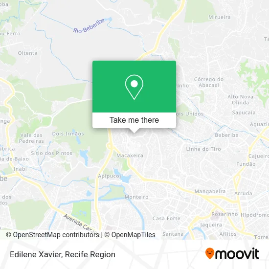 Edilene Xavier map