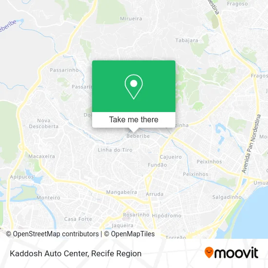 Kaddosh Auto Center map