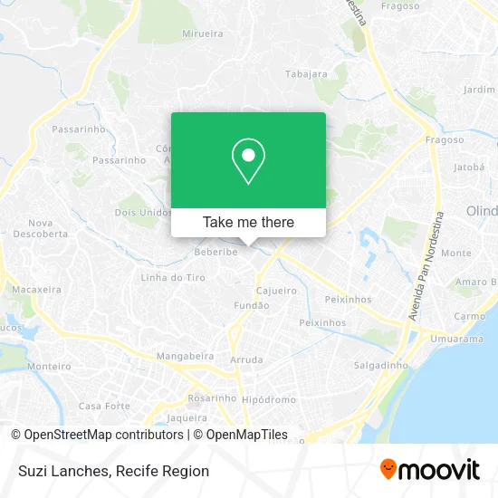 Suzi Lanches map