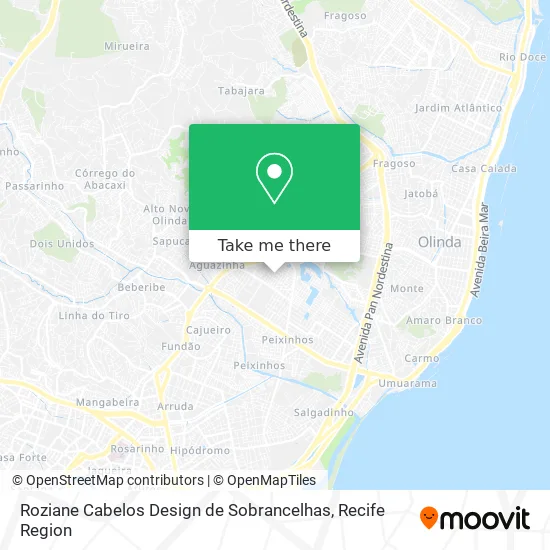 Roziane Cabelos Design de Sobrancelhas map