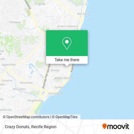 Crazy Donuts map