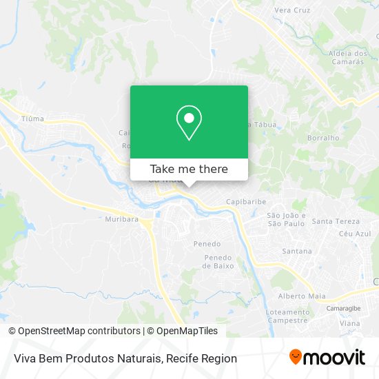 Viva Bem Produtos Naturais map