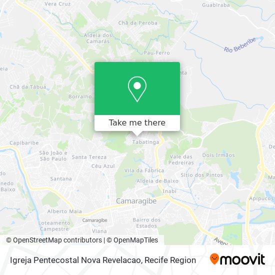 Igreja Pentecostal Nova Revelacao map