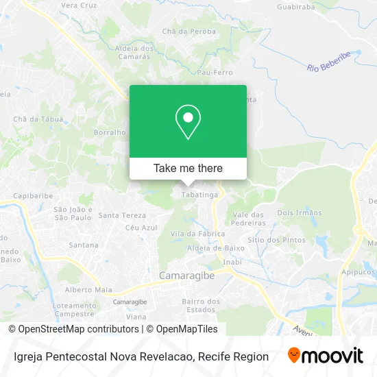 Igreja Pentecostal Nova Revelacao map