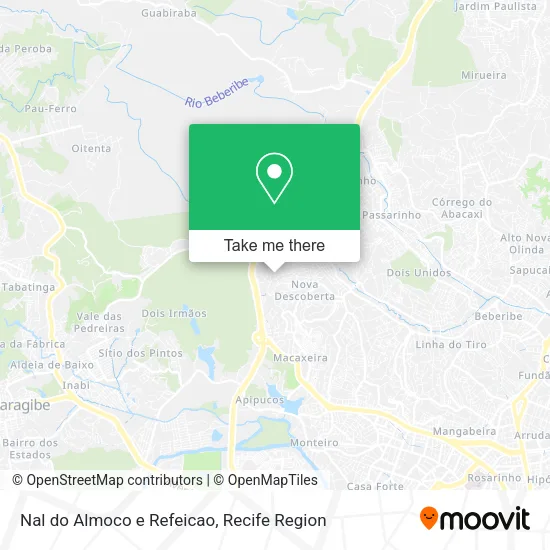 Nal do Almoco e Refeicao map