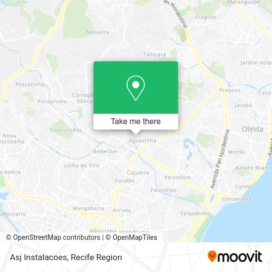 Asj Instalacoes map