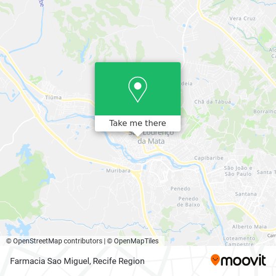 Farmacia Sao Miguel map