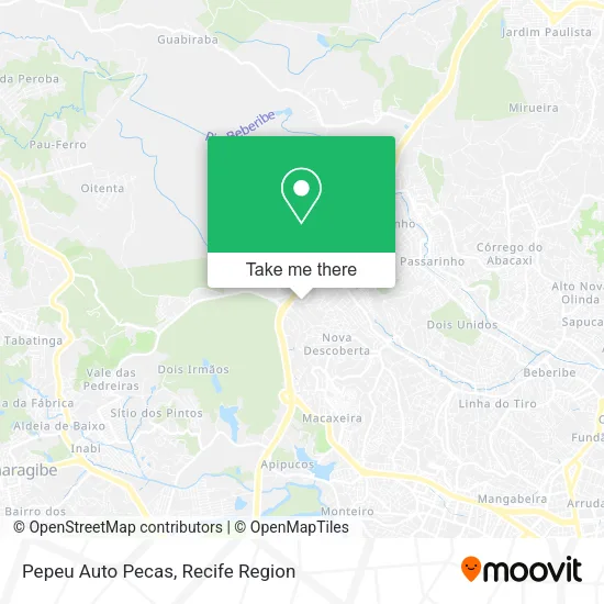 Pepeu Auto Pecas map