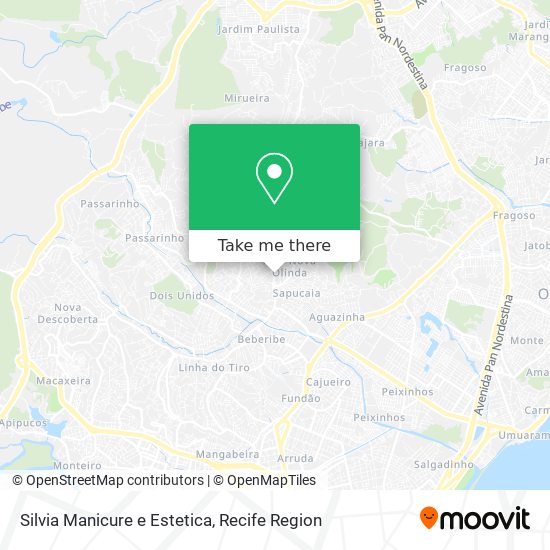 Silvia Manicure e Estetica map