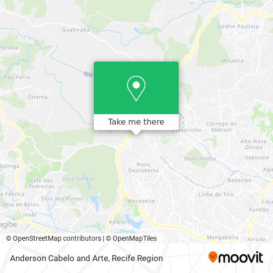 Anderson Cabelo and Arte map