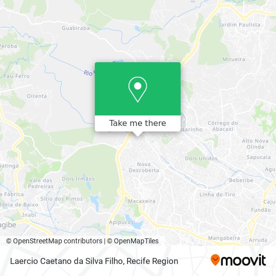 Laercio Caetano da Silva Filho map