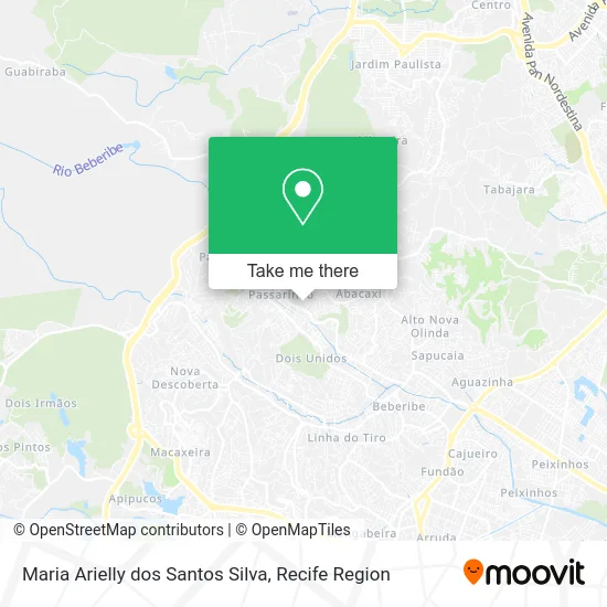 Maria Arielly dos Santos Silva map