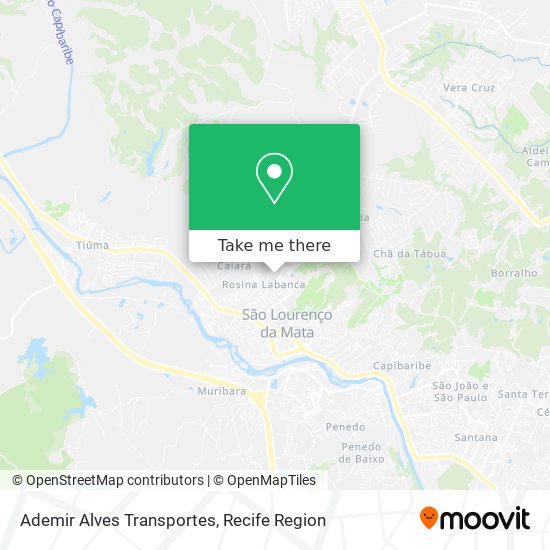 Ademir Alves Transportes map