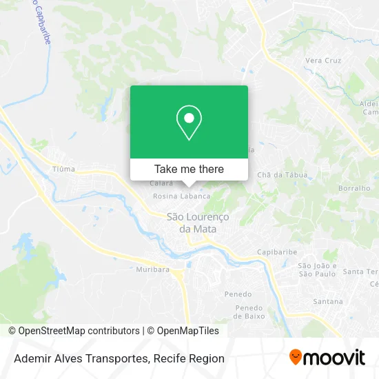Ademir Alves Transportes map