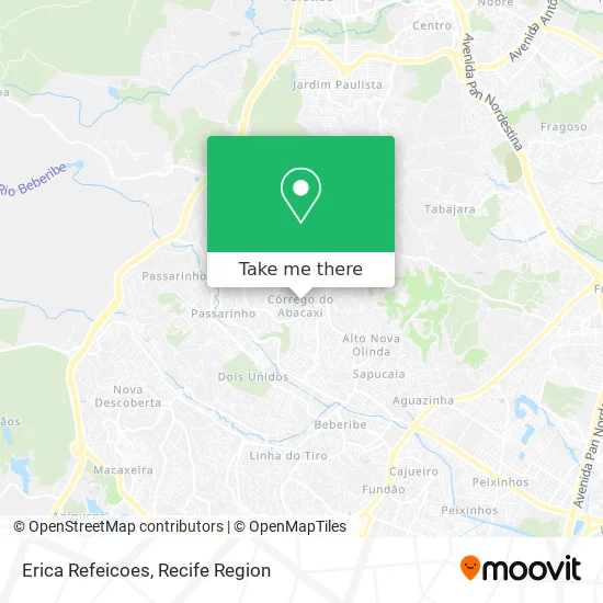Erica Refeicoes map