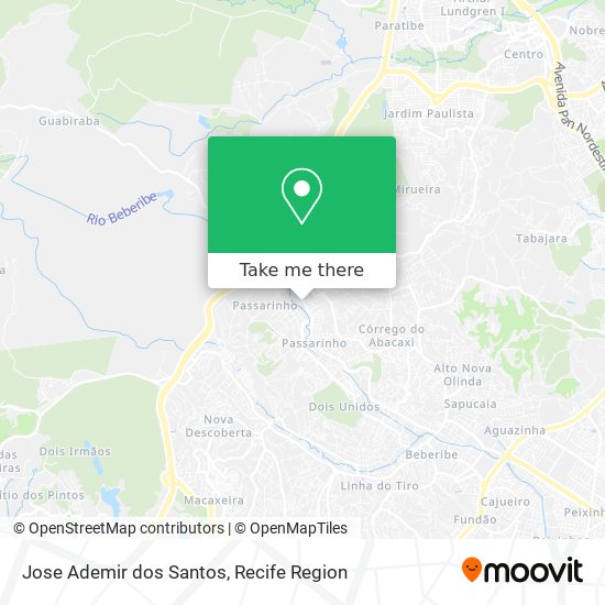 Jose Ademir dos Santos map