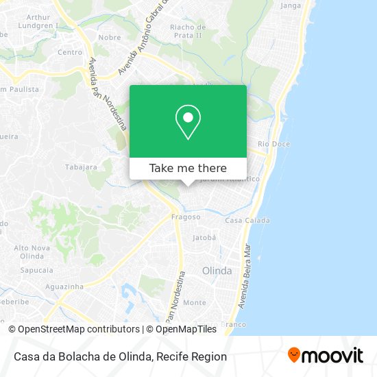 Casa da Bolacha de Olinda map