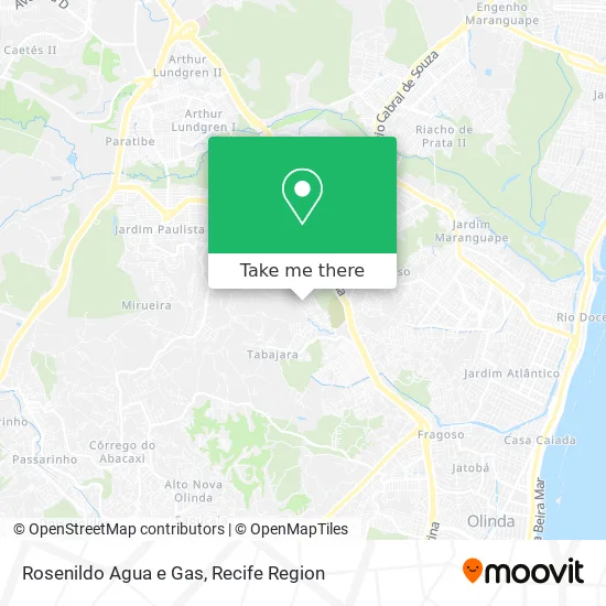 Rosenildo Agua e Gas map