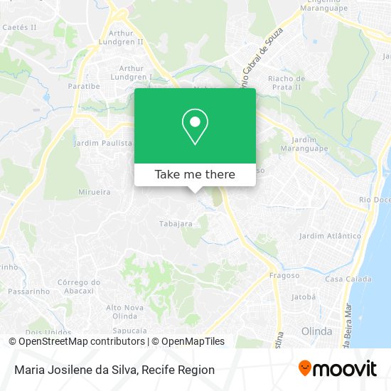 Maria Josilene da Silva map