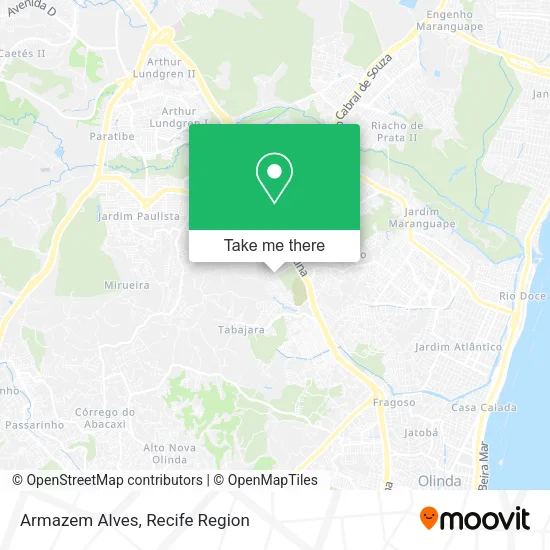 Armazem Alves map