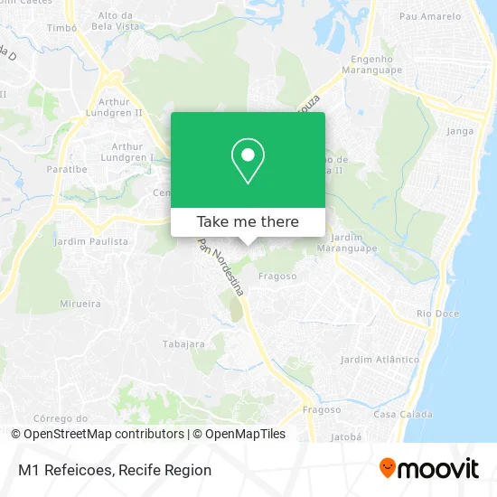 M1 Refeicoes map