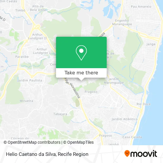 Helio Caetano da Silva map