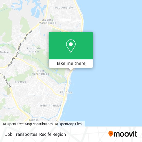 Job Transportes map