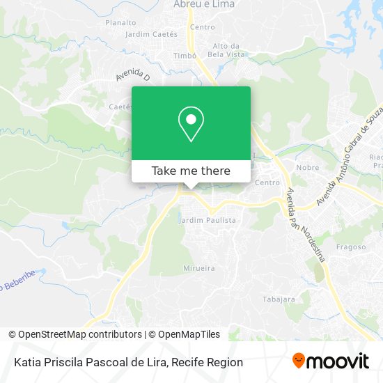 Katia Priscila Pascoal de Lira map