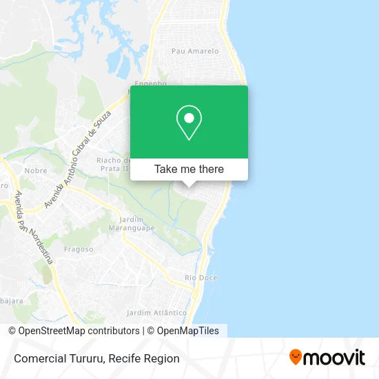 Comercial Tururu map