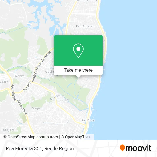 Rua Floresta 351 map