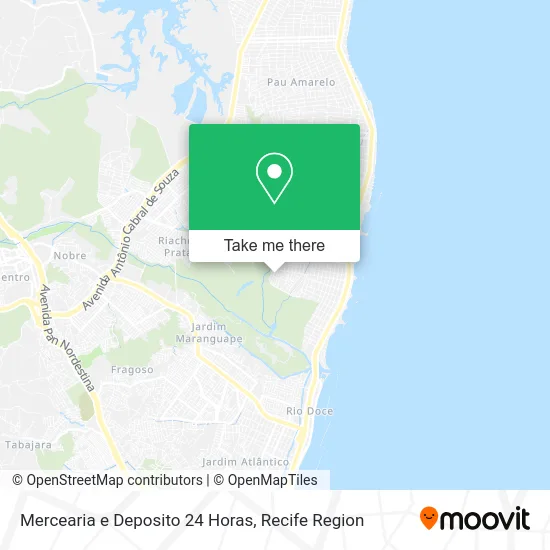 Mercearia e Deposito 24 Horas map
