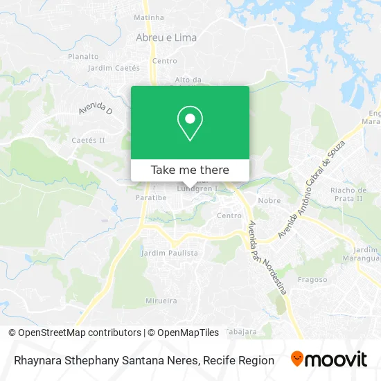 Rhaynara Sthephany Santana Neres map