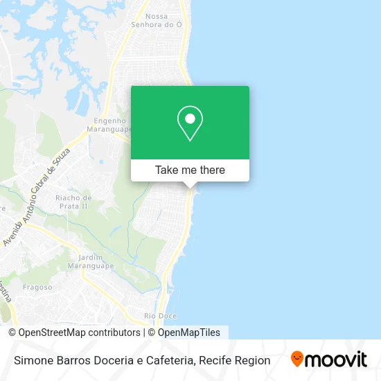Simone Barros Doceria e Cafeteria map