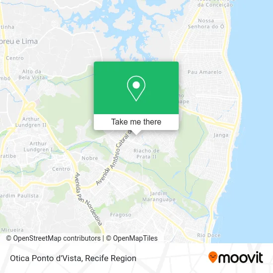 Otica Ponto d'Vista map