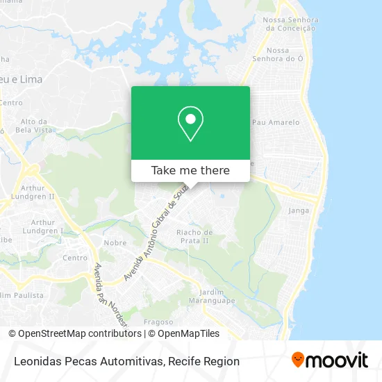 Leonidas Pecas Automitivas map