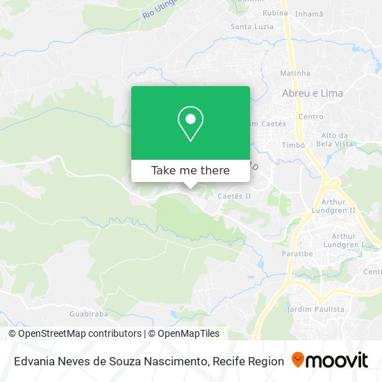 Edvania Neves de Souza Nascimento map