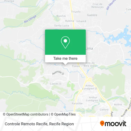 Controle Remoto Recife map