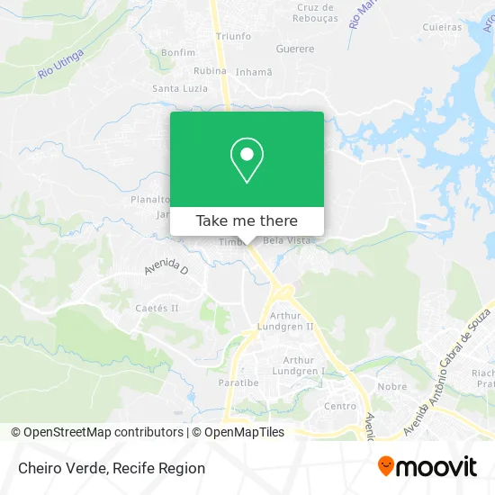 Cheiro Verde map
